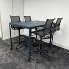 Used Herman Miller and Icons Of Denmark High Table Set with Setu Chairs