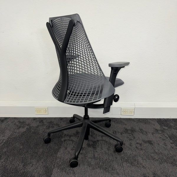Used Herman Miller Sayl Full Spec with 3D Arms - Grey+Black