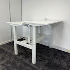 Used Herman Miller Ratio Double Electric Desk with Desktop Power