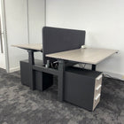 Used Steelcase Migration Electric Sit Stand Bench Bundle