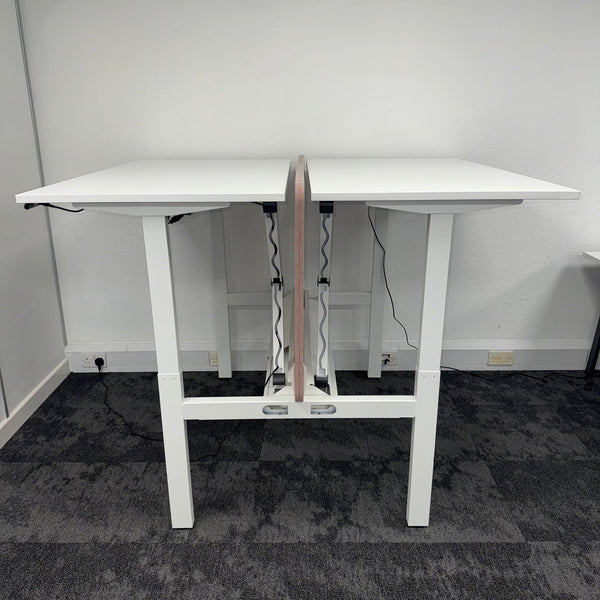 Height Adjustable Electric Bench Desk Complete Setup