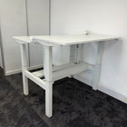 Used Herman Miller Ratio Double Electric Desk with Desktop Power