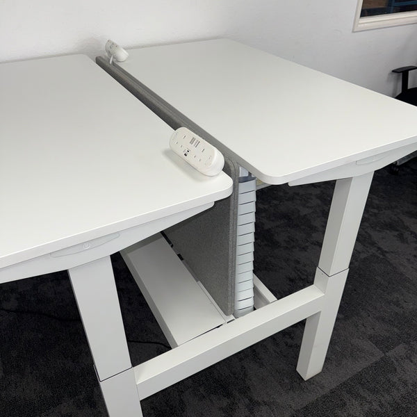 Used Herman Miller Ratio Double Electric Desk - Fully Loaded