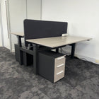Used Steelcase Migration Electric Sit Stand Bench Bundle