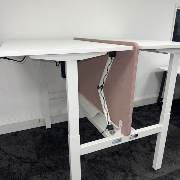 Height Adjustable Electric Bench Desk Complete Setup