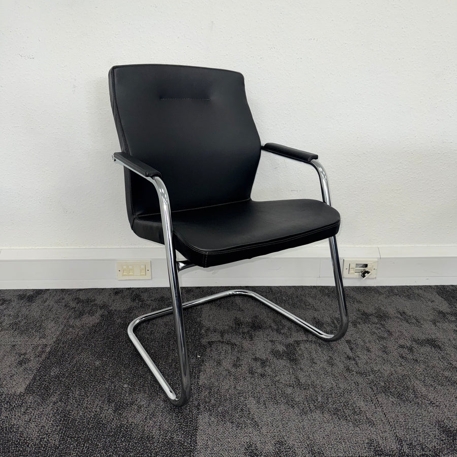 Used Froma 5 Black Leather Meeting Cable