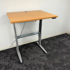 New Space Saving Electric Height Adjustable Desk with Porthole