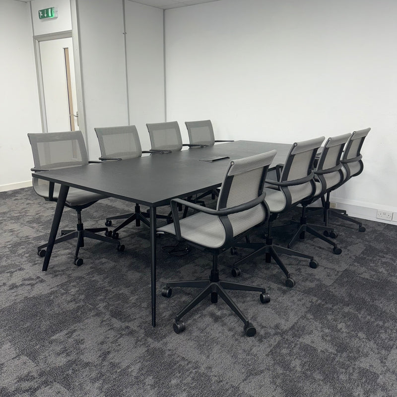 Used Verco Meeting Table Bundle with Power