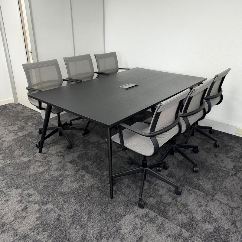 Used Verco Meeting Table Bundle with Power