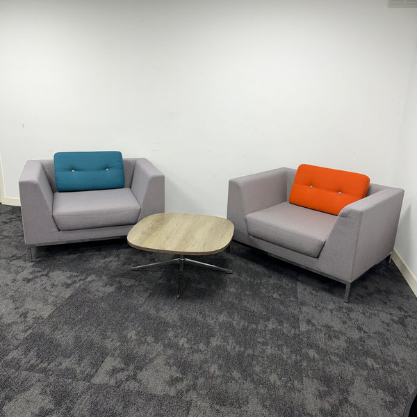 Used Allermuir Octo Breakout Set with Coffee Table