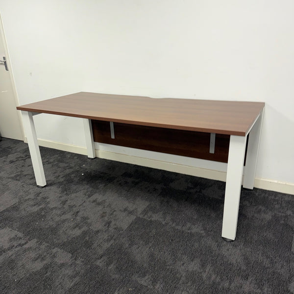 Used Senator Walnut Single Bench Desk