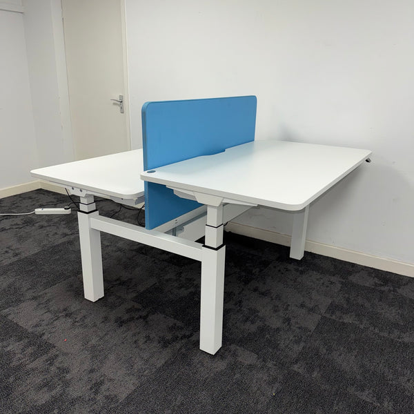 Used Dual Motor Back To Back Height Adjustable Desk