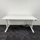 Used Steelcase Migration Height Adjustable Desk with Cable Tray and Modesty Panel