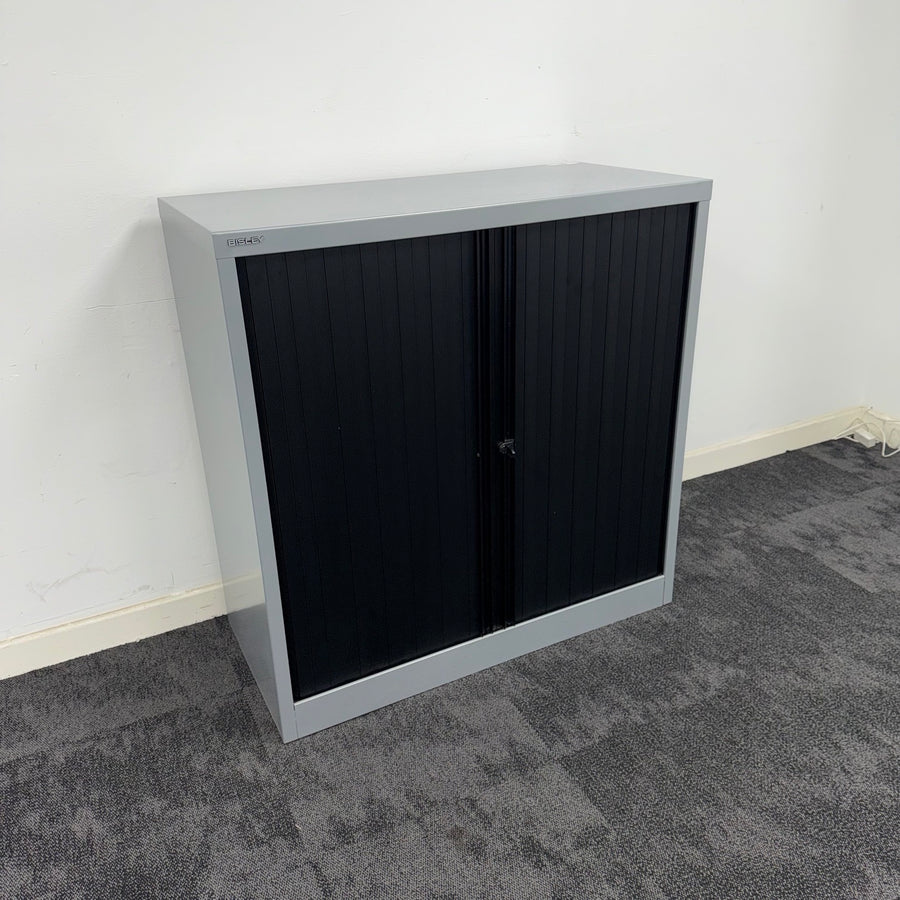 Used Bisley 2 Door Tambour with Key