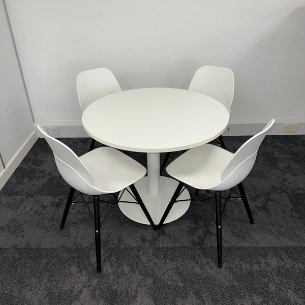 Used Meeting/Canteen Set with 4 Matching Chairs