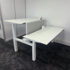 Used Techo Lift Sit Stand Electric Bench Desk - Fully Loaded