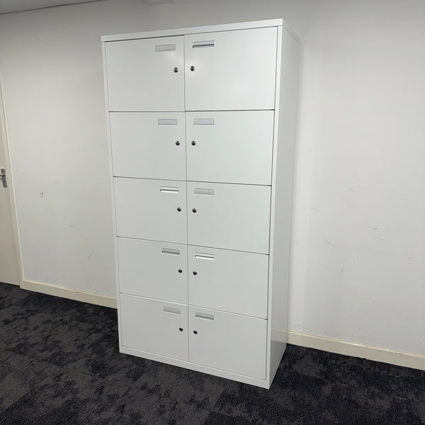 Used Senator Steel 10 Door Locker with Keys