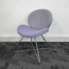 Used Modern Breakout Fabric Tub Chairs with Lilac Seat