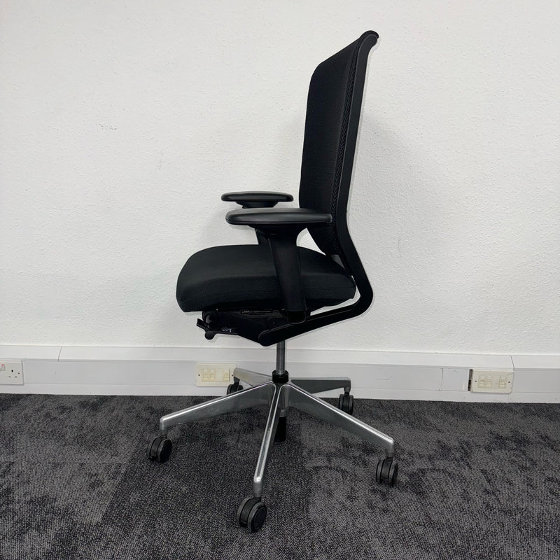 Used Steelcase Evolve Black Mesh Task Chair