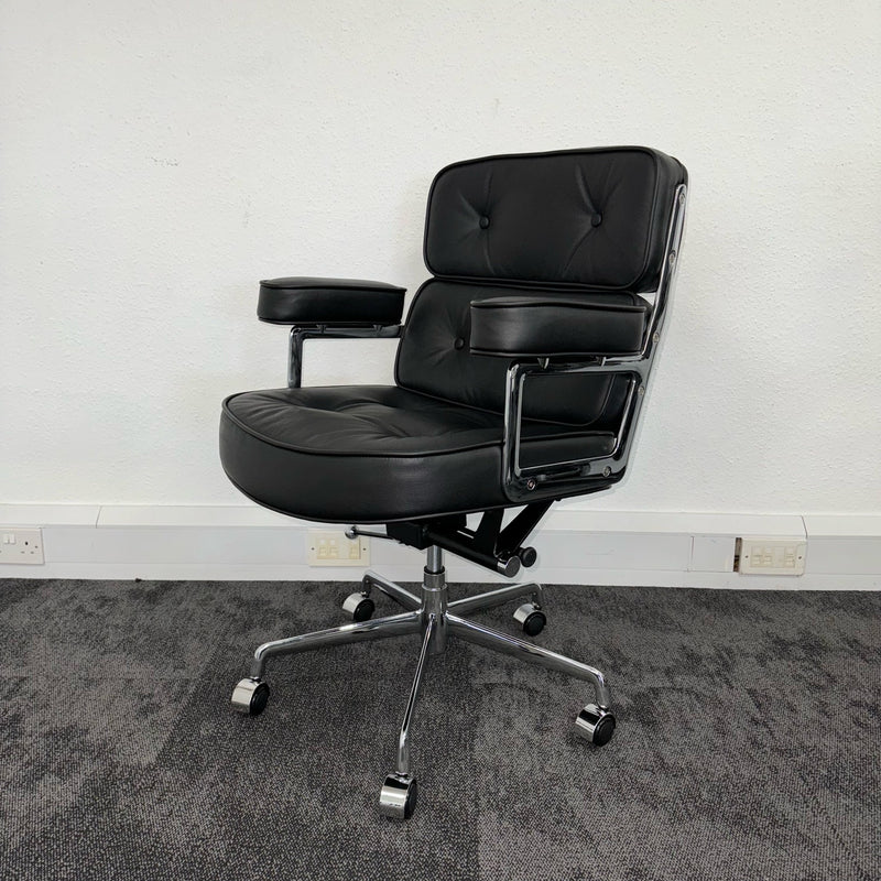 Vitra Eames Style Lobby Chair ES104 in Black - Free Delivery