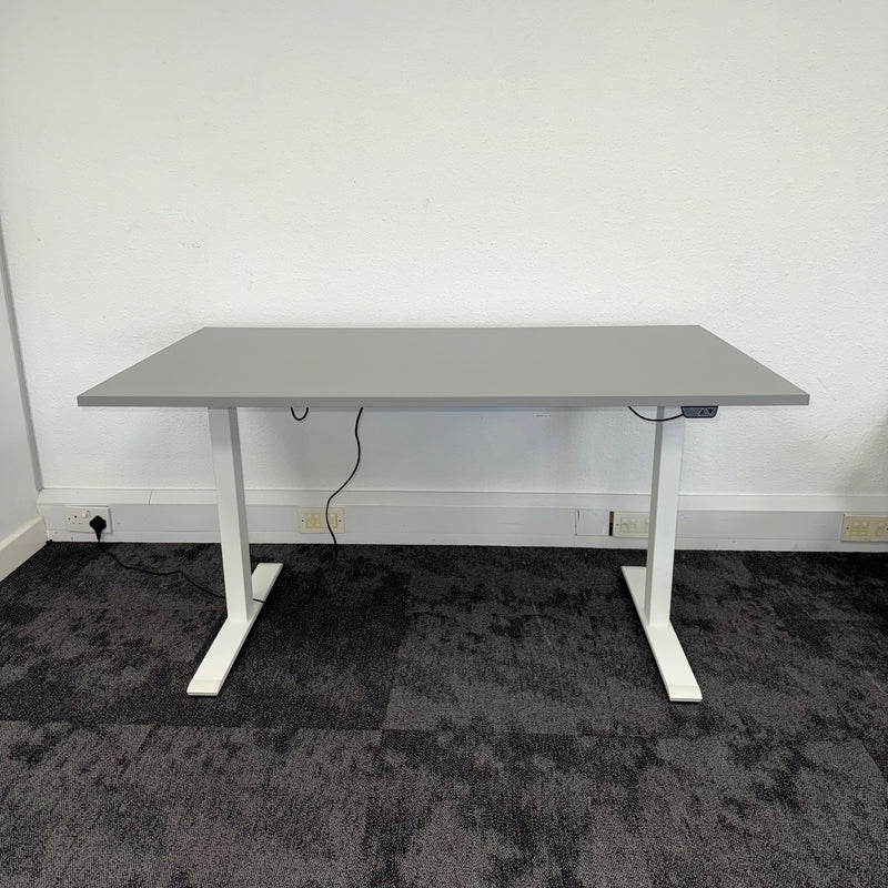 Used Electric Height Adjustable Straight Desk