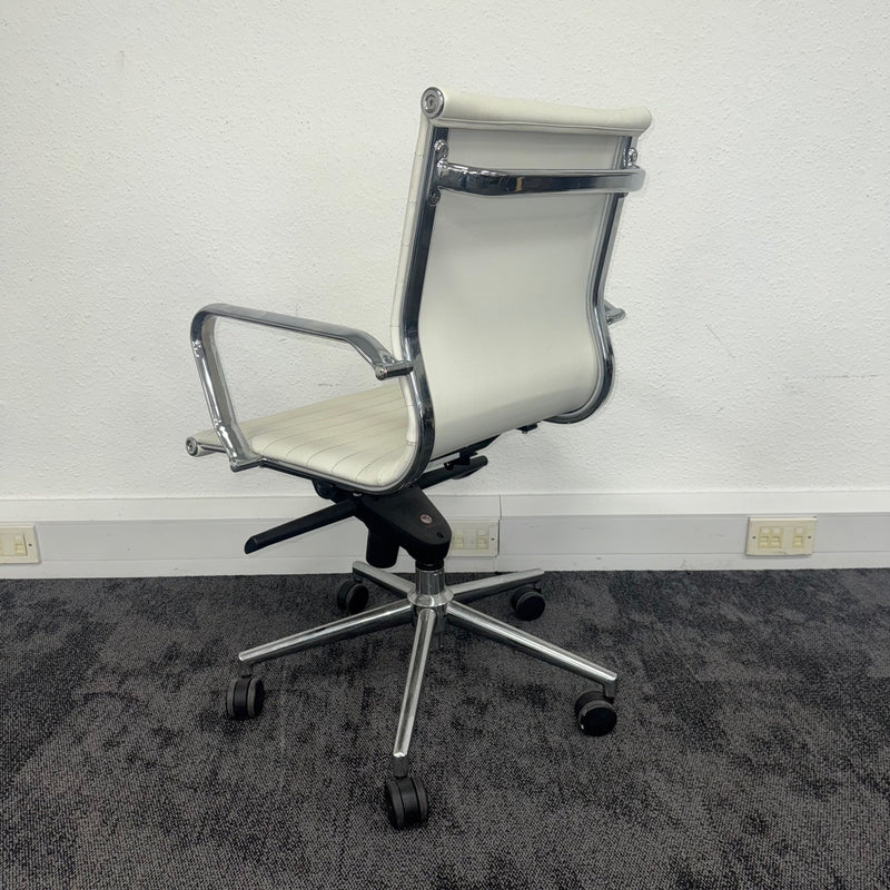 Used Eames Style Leather Office Chair