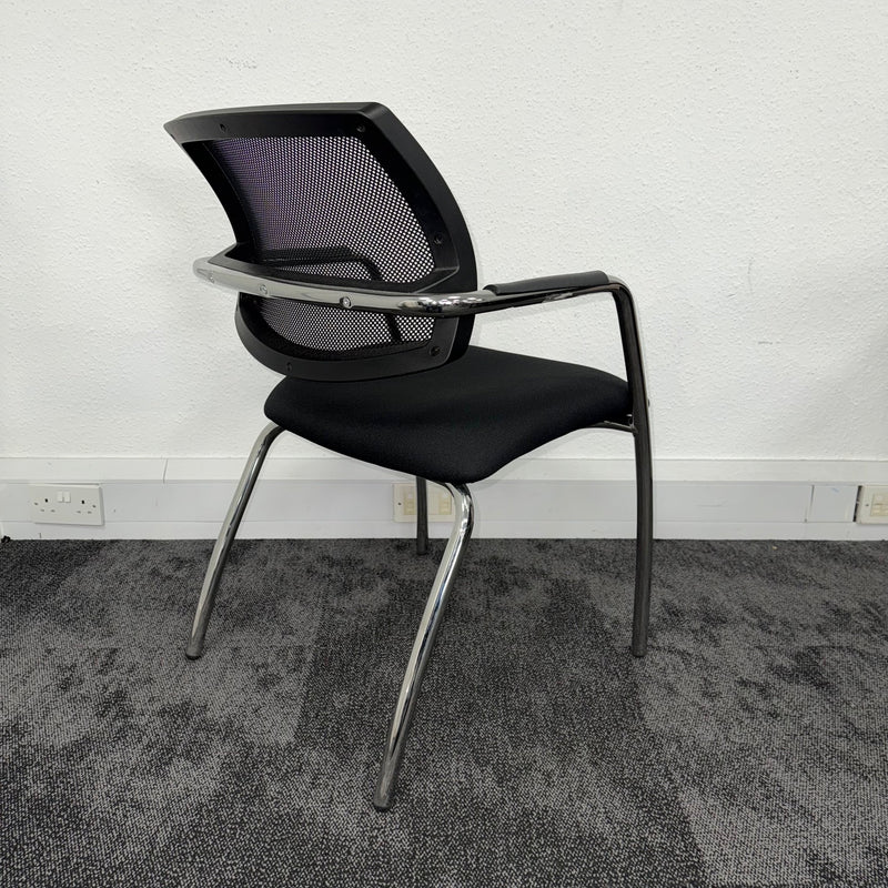 Used Mesh Meeting Chair with Chrome Frame