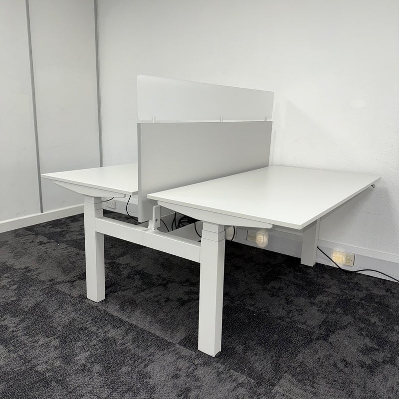 Used Steelcase Migration Electric Height Adjustable Bench Desk