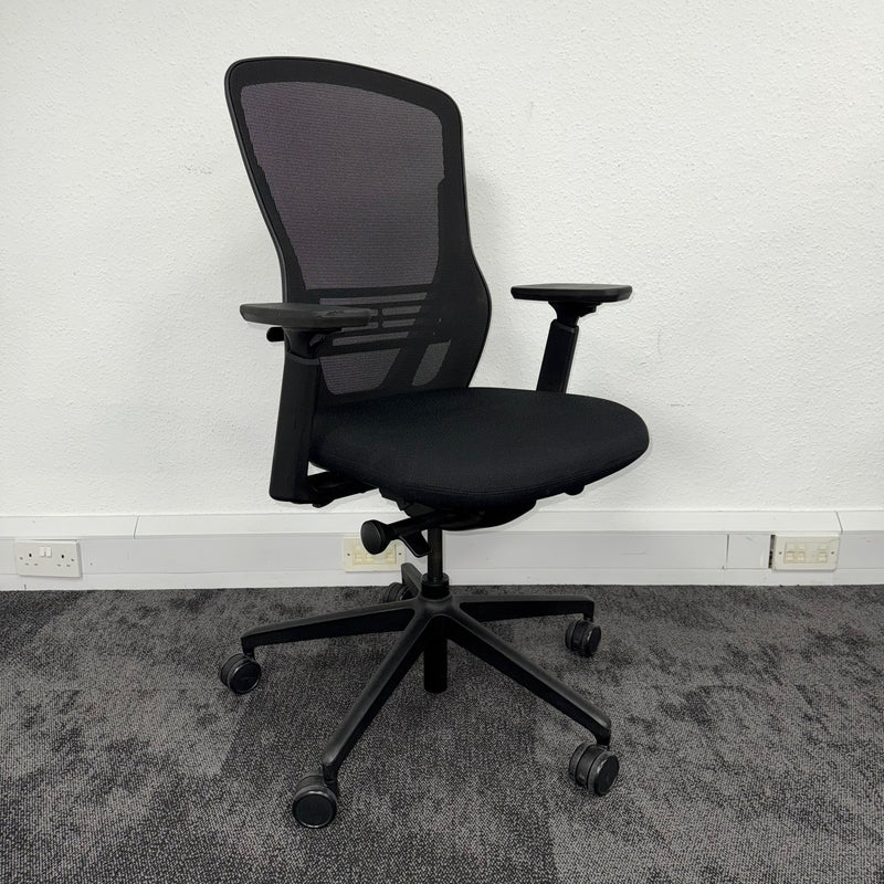 Used Senator Ousby Fully Adjustable Black Mesh Office Chair