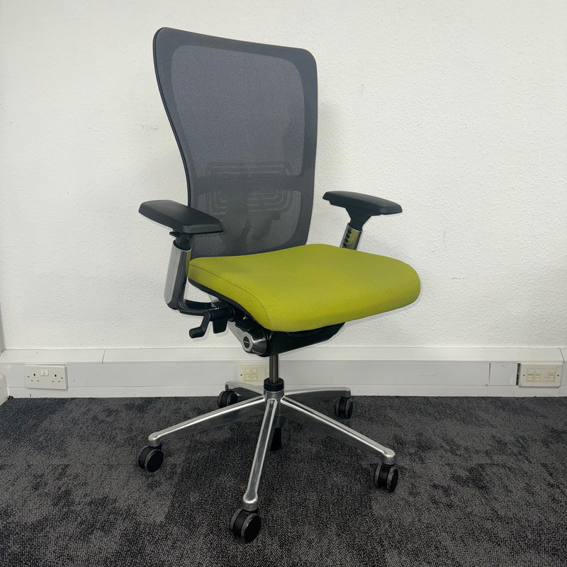 Used Haworth Zody Mesh Fully Adjustable Task Chair - Chrome Edition