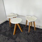 Used Pilot Low Stool Set by Patrick Rampelotto & Fritz Pernkopf with Table