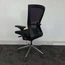 Used Bestuhl Radius Black Mesh Task Chair with Lumbar
