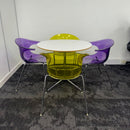 Used Canteen Set with Round Table and 4 Chairs