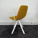 Used Maarten Soft Upholstered Chair With Pyramidal Swivel Base