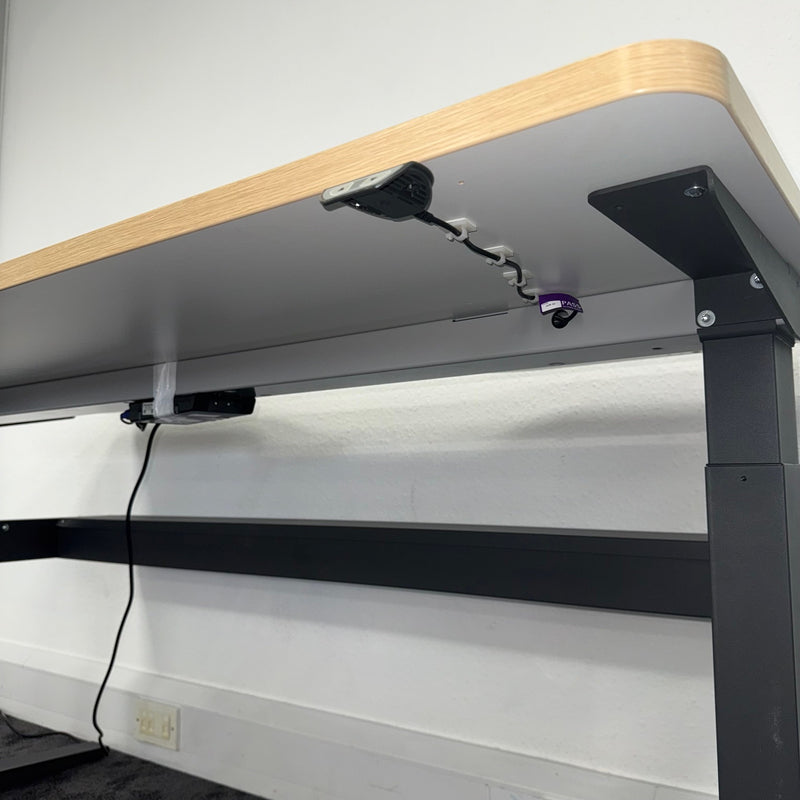 Used Herman Miller Ratio Single Electric Desk with Cable Management