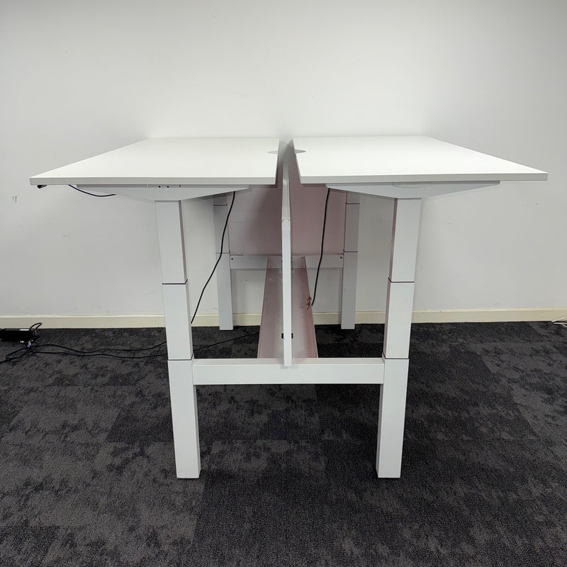 Used Herman Miller Ratio Electric Height Adjustable Bench Desk