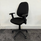 Used Black Fabric Adjustable Task Chair