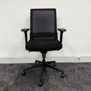 Used Mobili Nero Black Mesh Task Chair