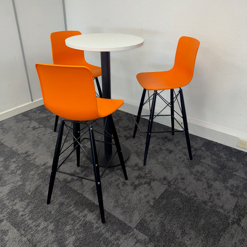 Used Elite Branded High Table and Stool Set