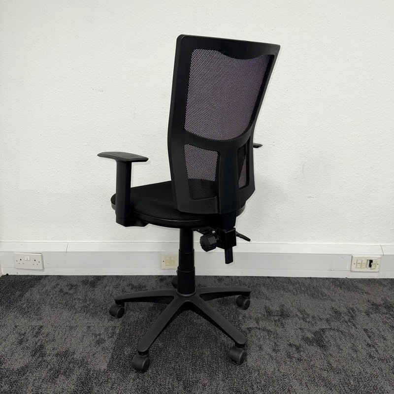 Used Ocee Design Goal Black Mesh Task Chair