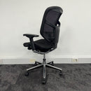 Used Ergohuman Enjoy Black Mesh Chair