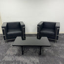 Used Le Corbusier Style Reception Set with Coffee Table