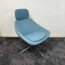 Used Allermuir Open Lounge Chair With Headrest
