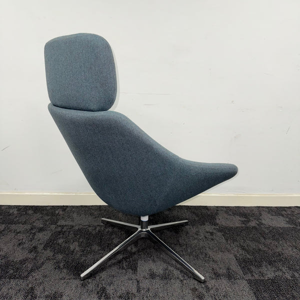 Used Allermuir Open Lounge Chair With Headrest