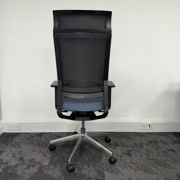 Used Elite I-Sit Task Chair with Headrest