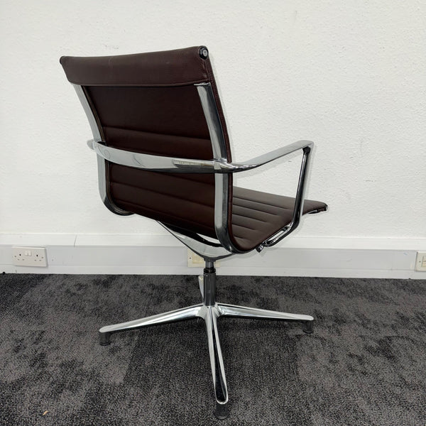 Used ICF Una Self Centering Leather Meeting Chair