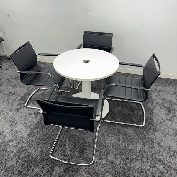 Used ICF Meeting Table Set with 4 Chairs