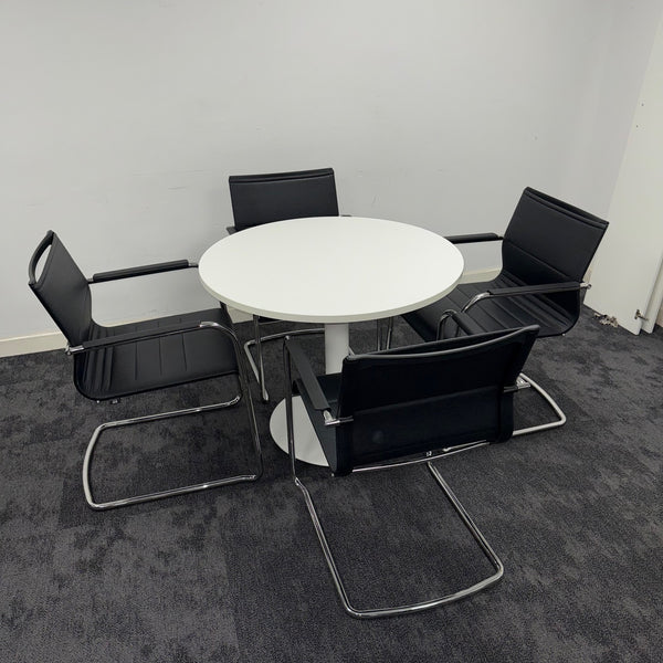 Used ICF Meeting Table Set with 4 Chairs