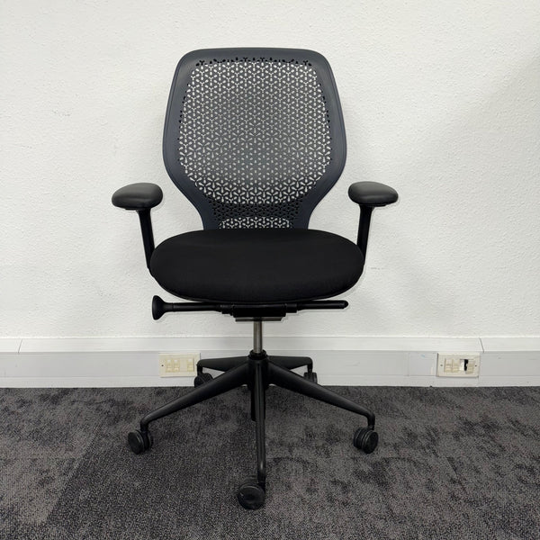 Reupholstered Orangebox Ara Task Chair