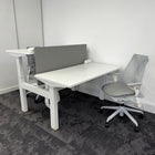 Used Herman Miller Ratio Double Electric Desk - Fully Loaded